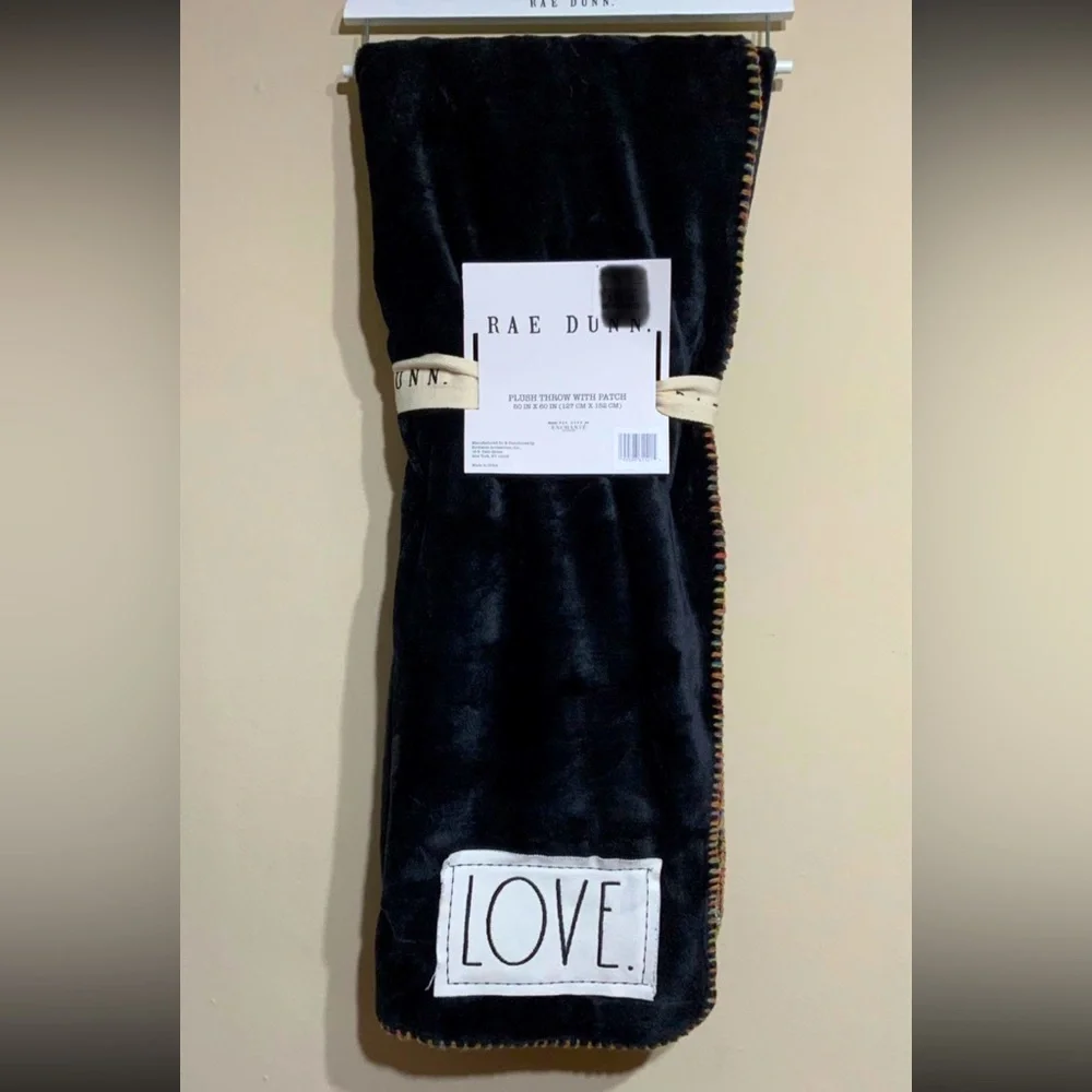 Rae Dunn LOVE Throw